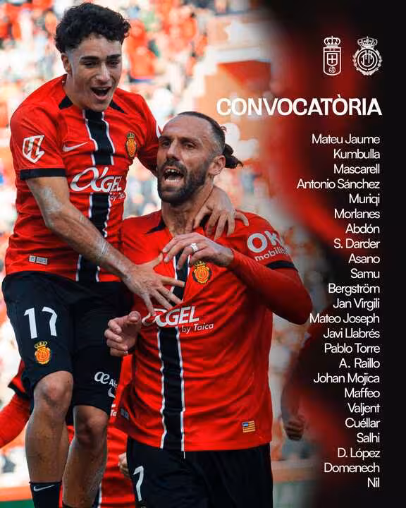 Convocatoria del RCD Mallorca
