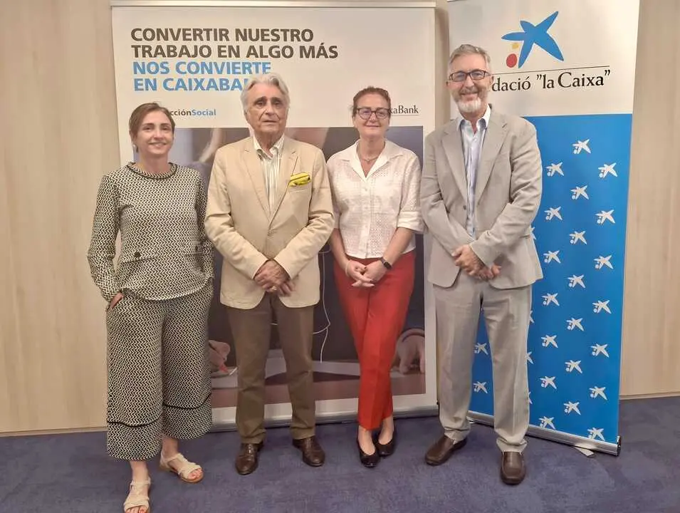 Joana M&ordf; Gelabert, Raimundo de Montis, Marta Llompart y Diego Riera