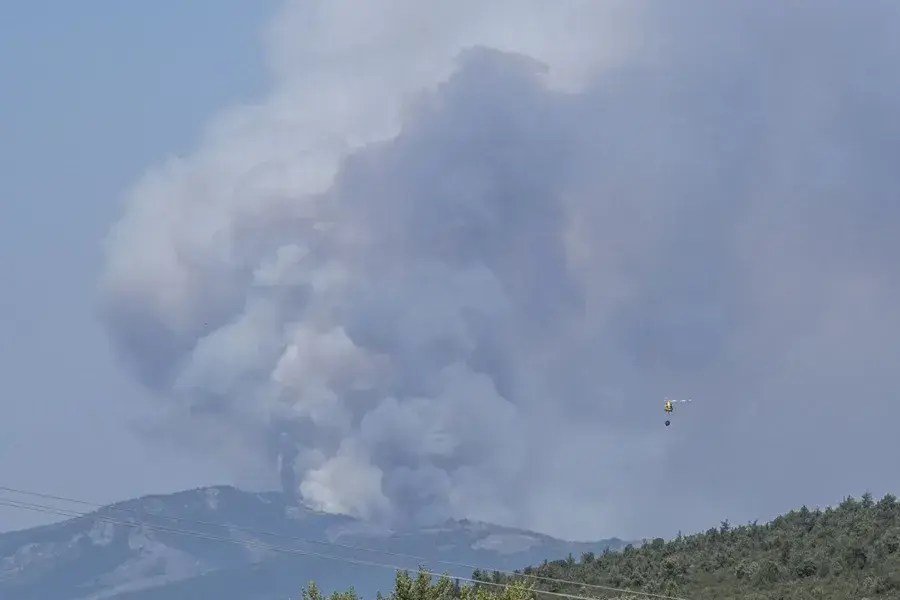 Incendio en La Mierla, Guadalajara.