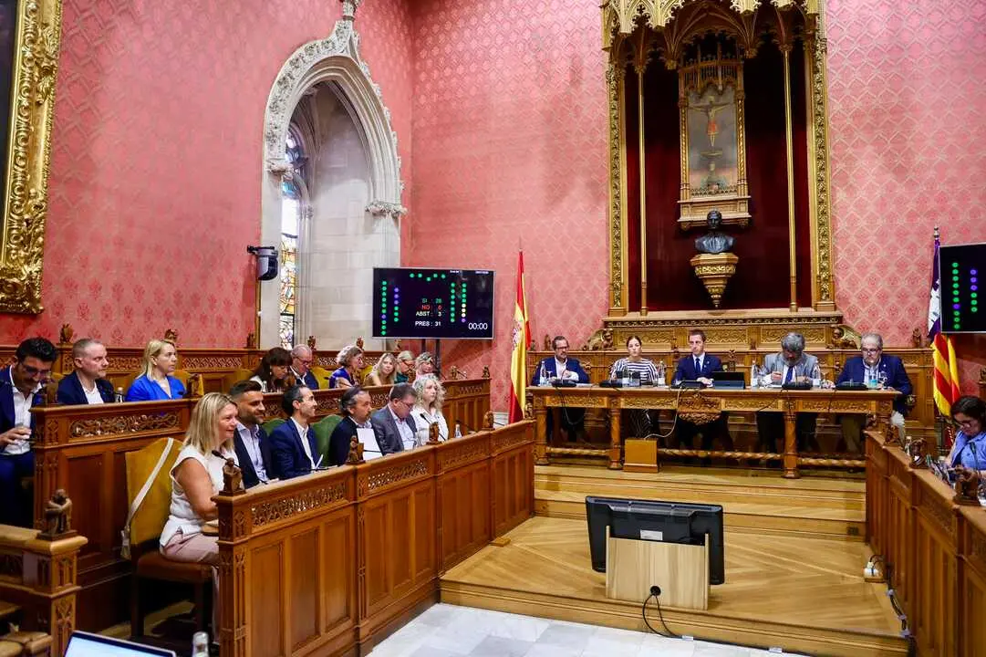 Pleno del Consell de Mallorca.
