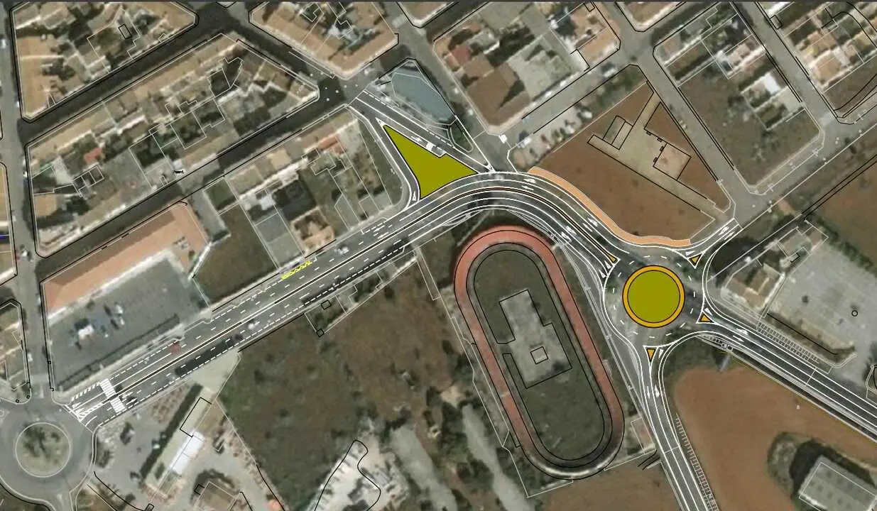 Pl&agrave;nol rotonda Campos.