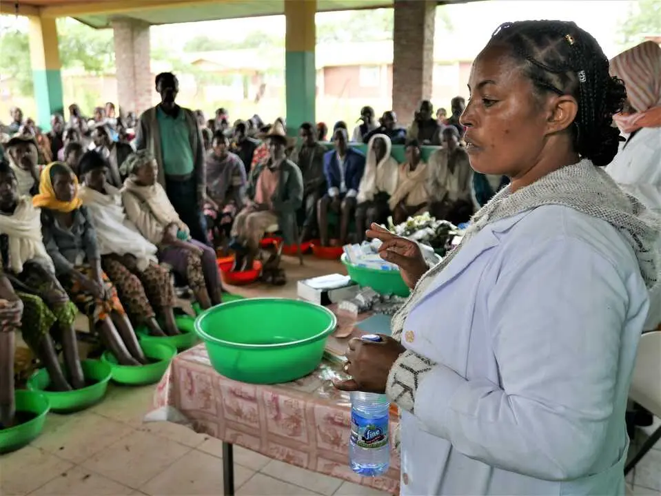 Charlas educativas tratamiento y prevenci&oacute;n Podoconiosis. Nekemte Etiop&iacute;a _Socio Local Brothers of Charity