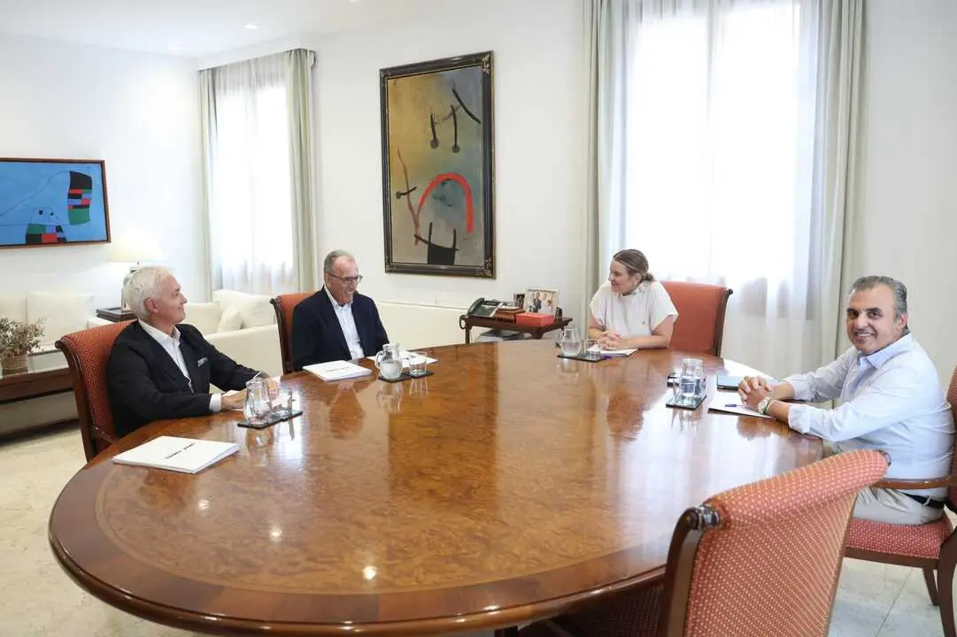 De izquierda a derecha: Diego Gonz&aacute;lez, Pere Riutord, Margalida Prohens y Antoni Vera.