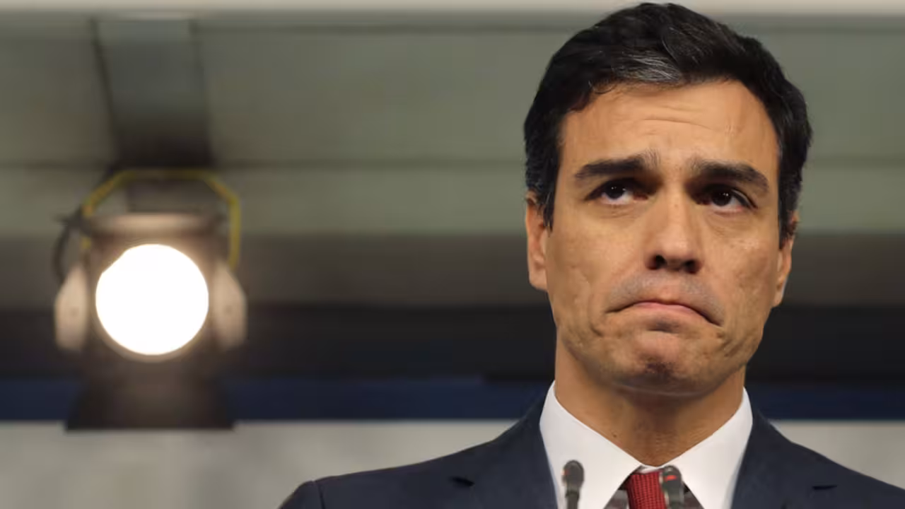 Pedro Sánchez preocupado