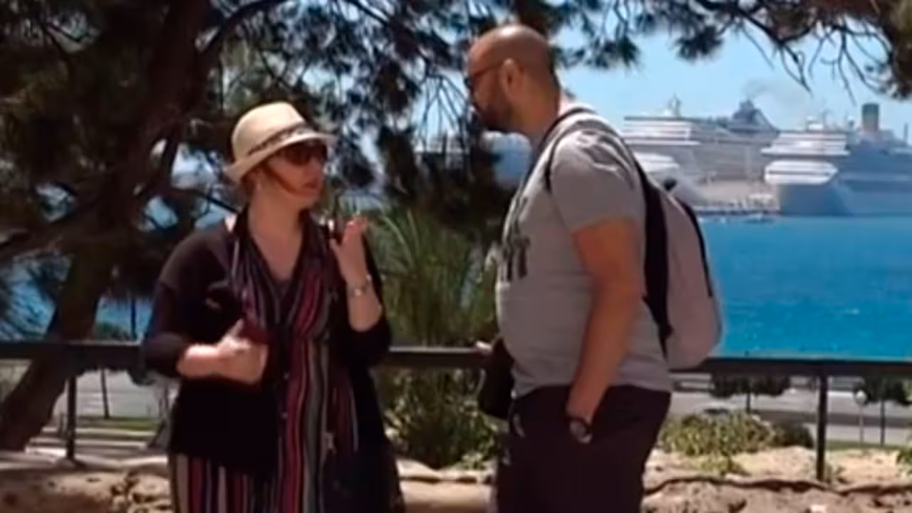Turistas en Palma