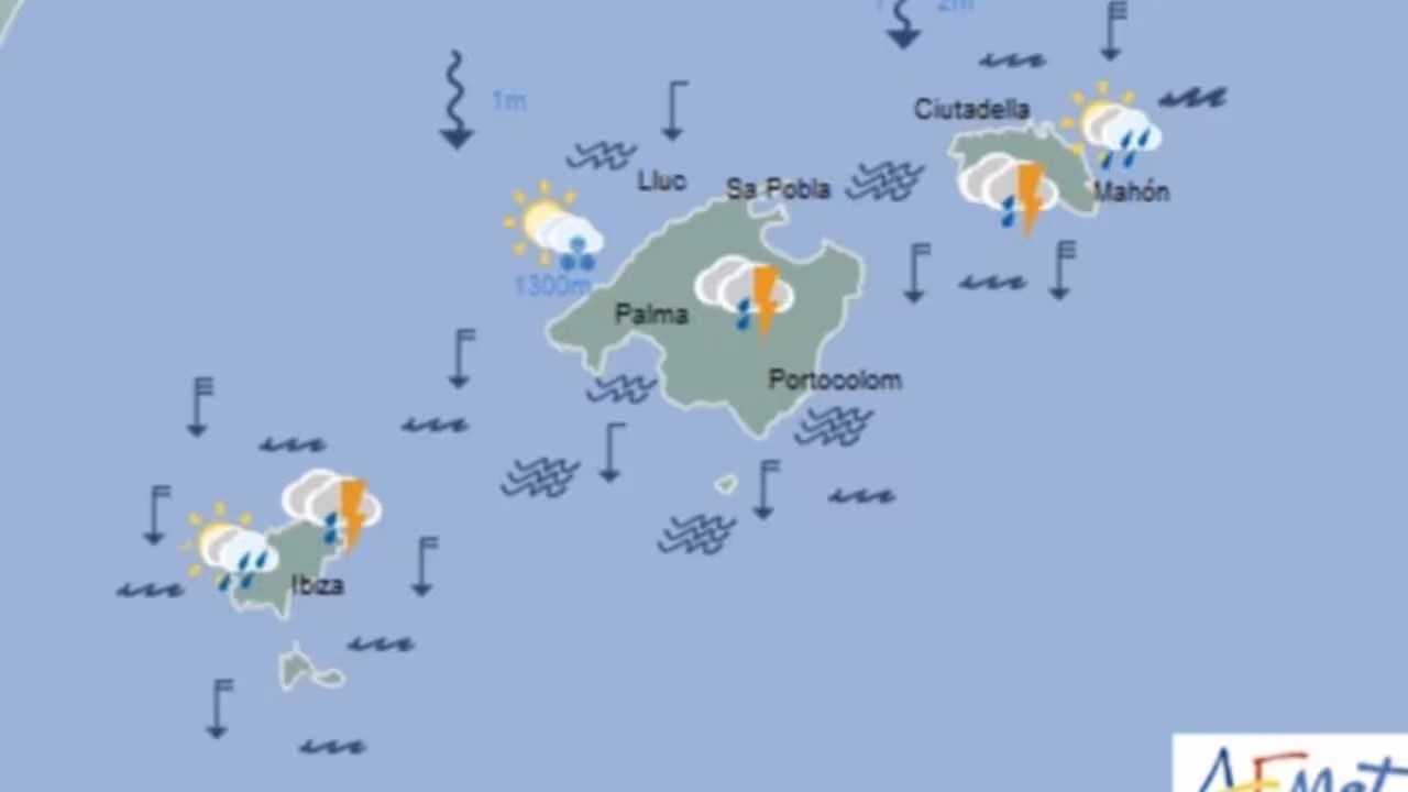 El Tiempo/ Granizo y tormenta
