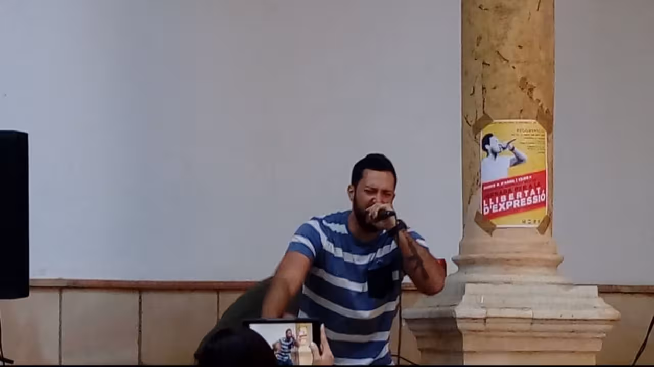 Valtonyc  en la UIB