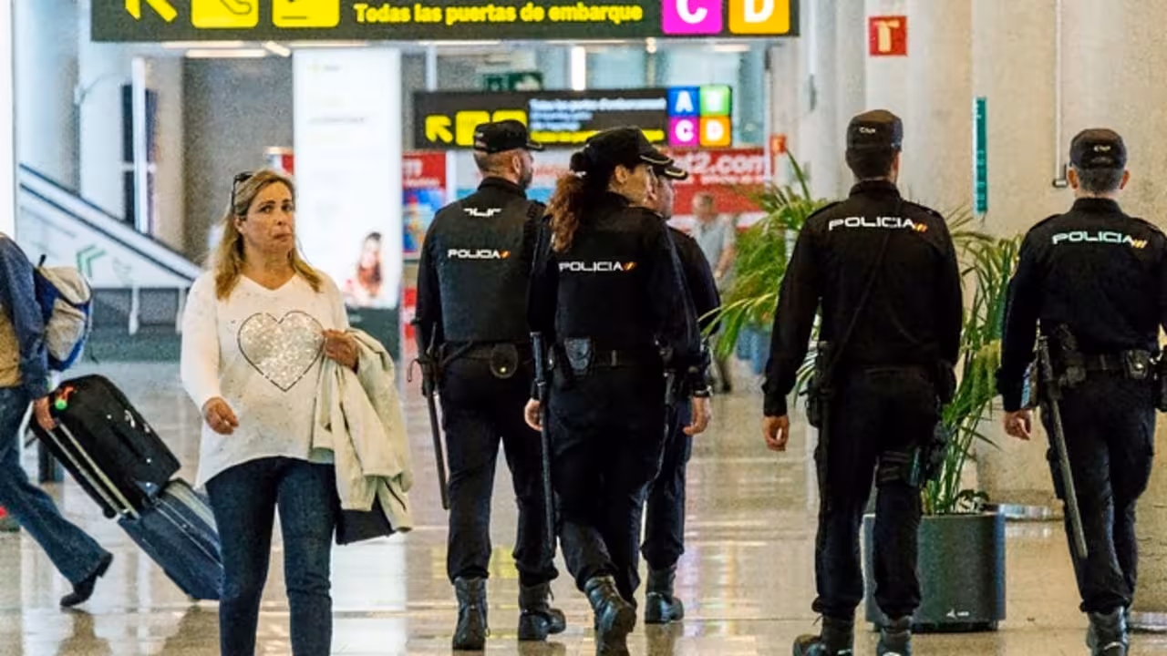 Policías en Son Sant Joan