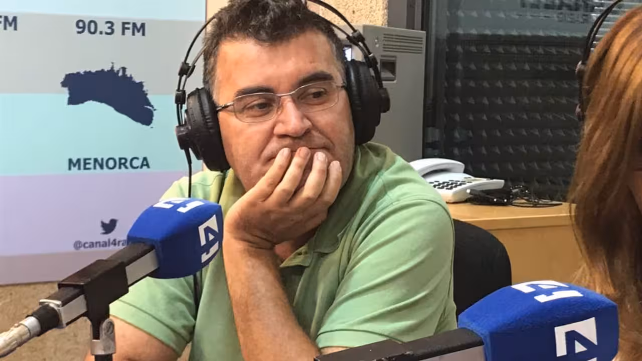 Imagen de archivo del presidente de ASAJA Balears, Joan Simonet, en CANAL4 Radio.