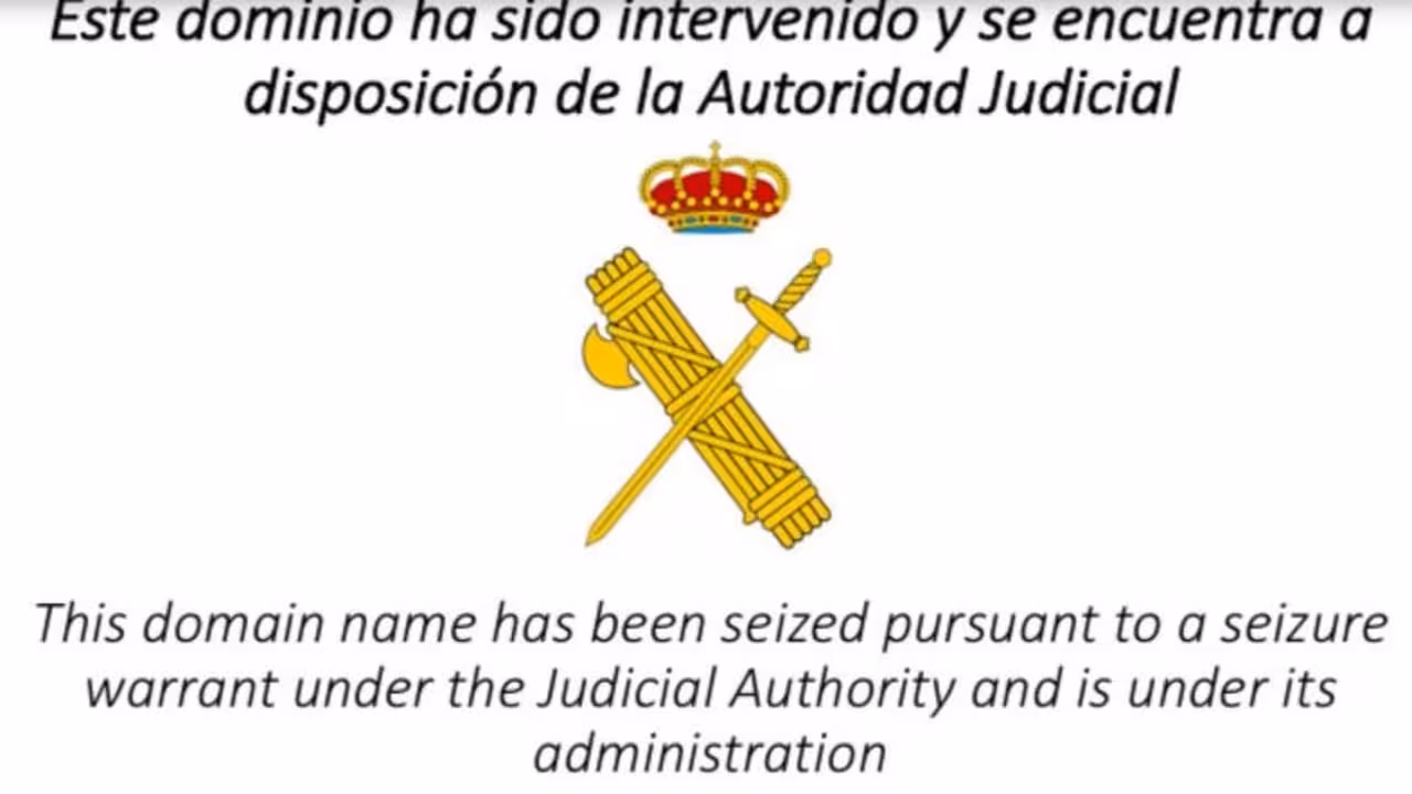 Guardia Civil interviene la web del referéndum
