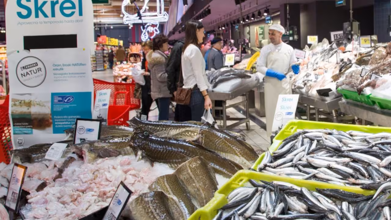 EROSKI LOGRA LA CERTIFICACIÓN ‘MSC’ PARA LA COMERCIALIZACION DE PESCADO FRESCO CON CERTIFICADO DE SOSTENIBILIDAD