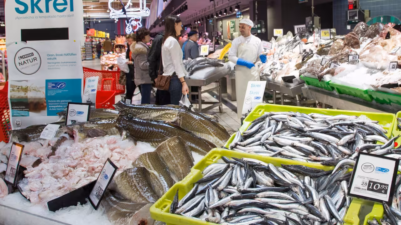 EROSKI LOGRA LA CERTIFICACIÓN ‘MSC’ PARA LA COMERCIALIZACION DE PESCADO FRESCO CON CERTIFICADO DE SOSTENIBILIDAD
