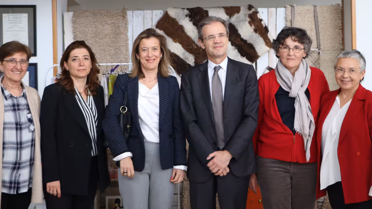 Catalina Rosselló, Mónica Nebreda, María Cruz Rivera, Jordi Gual, Magdalena Moragues y Bàrbara Mestre.