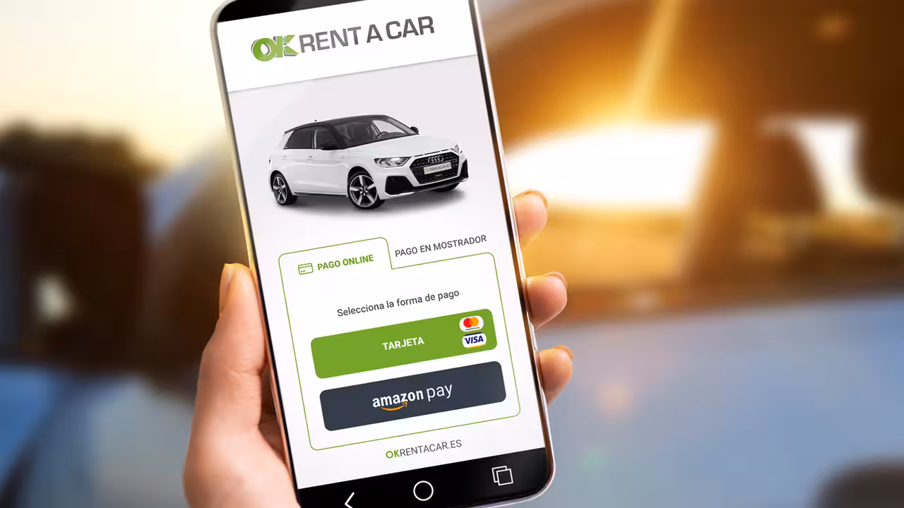 Order lunch online. Woman using credit card and cellphone with blank screen for ordering food delivery.