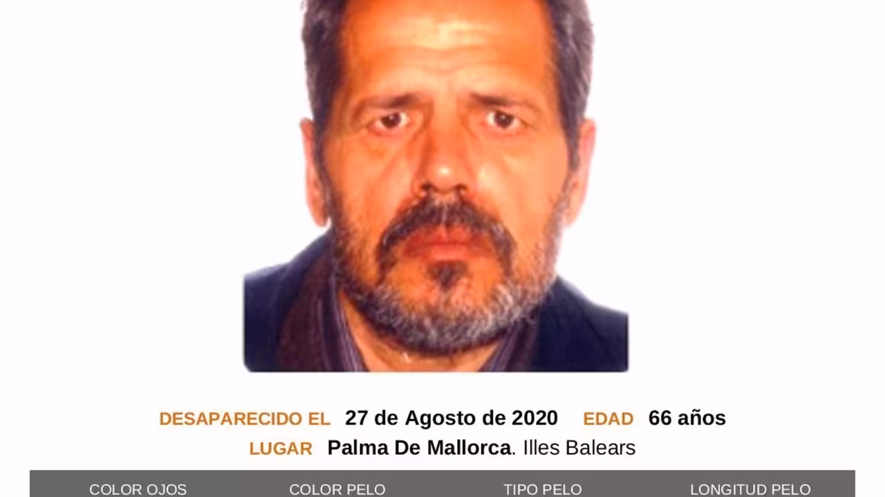 14/09/2020 Alerta de desaparición de Miguel Amengual, un hombre de 66 años, en Palma..

La Guardia Civil ha difundido la alerta de desaparición de un hombre de 66 años que fue visto por última vez el pasado 27 de agosto en Palma.

SOCIEDAD ESPAÑA EUROPA ISLAS BALEARES AUTONOMÍAS
GUARDIA CIVIL