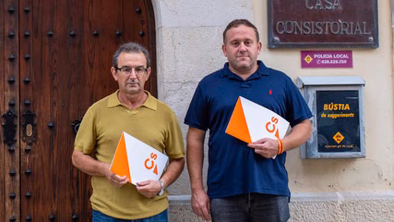 17/09/2020 Los concejales de Ciudadanos (Cs) en el Ayuntamiento de Llubí, Toni Vallespir y Rafel Ramis.
POLITICA ESPAÑA EUROPA ISLAS BALEARES AUTONOMÍAS
CIUDADANOS