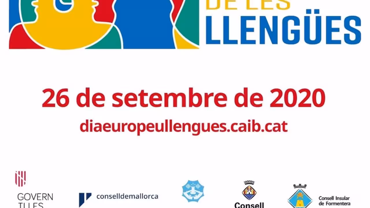 19/09/2020 Imagen del Día Europeo de las Lenguas en Baleares..

El Govern balear conmemorará la próxima semana el Día Europeo de las Lenguas, que se celebrar el día 26 de septiembre y tiene como fin reivindicar la riqueza y diversidad lingüísticas y, además, fomentar el aprendizaje de lenguas en todo el continente, con actividades en todo el archipiélago y un acto central el próximo jueves, en el Parlament.

SOCIEDAD ESPAÑA EUROPA ISLAS BALEARES AUTONOMÍAS
CAIB