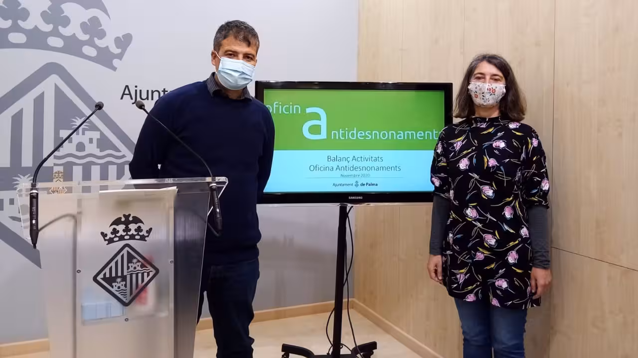 24/11/2020 La regidora de Modelo de Ciudad, Vivienda Digna y Sostenibilidad de Palma, Neus Truyol, en una rueda de prensa.
POLITICA ESPAÑA EUROPA ISLAS BALEARES SOCIEDAD
AYUNTAMIENTO DE PALMA