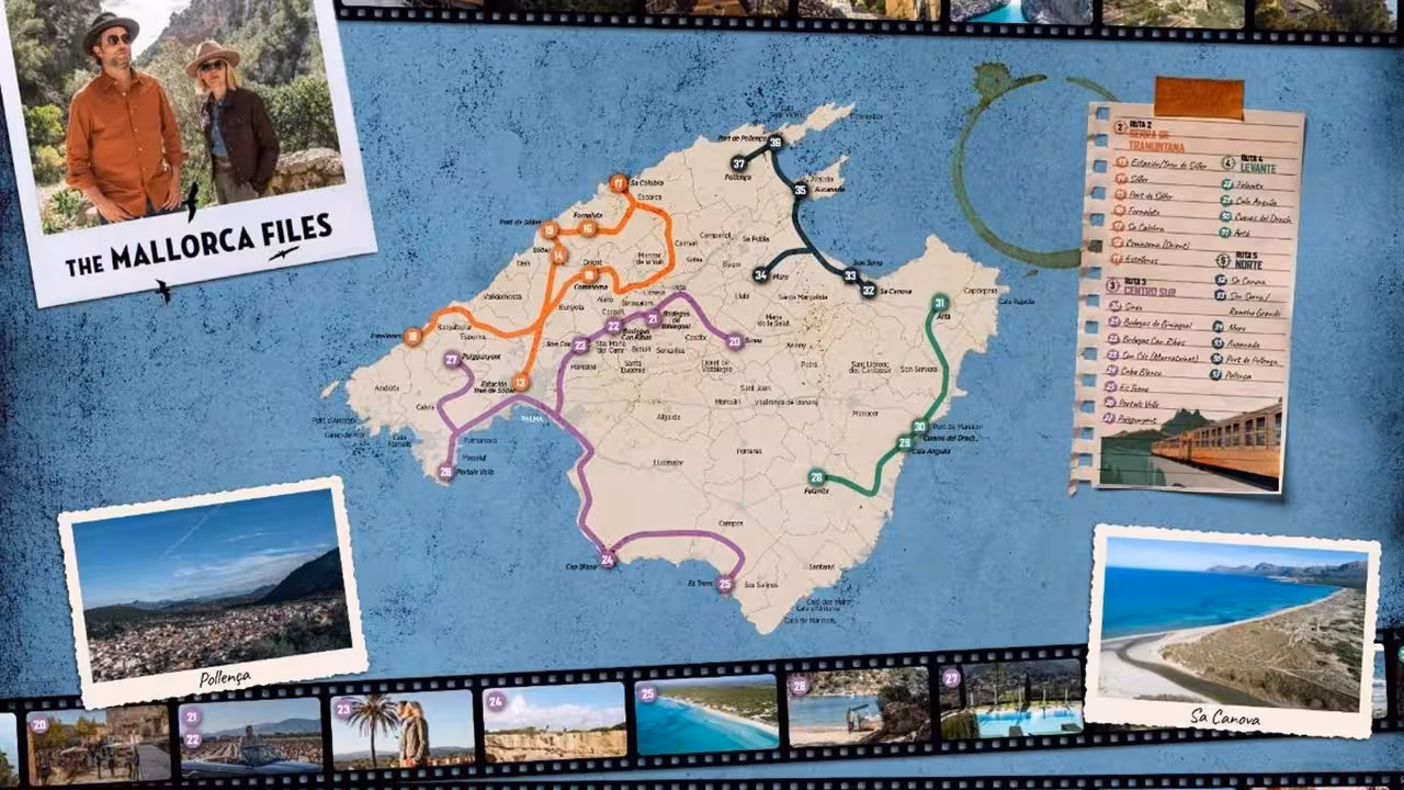 09/01/2021 La Mallorca Film Commission edita un movie map de la serie de la BBC  'The Mallorca Files'.

La Mallorca Film Commission ha editado un movie map de la serie de la BBC 'The Mallorca Files' donde están perfectamente identificados y relacionados escenarios en los que se enmarca esta ficción policíaca, como las cuevas del Drac, Serra de Tramuntana o áreas naturales del interior de Mallorca.

CULTURA ESPAÑA EUROPA ISLAS BALEARES AUTONOMÍAS
CONSELL DE MALLORCA
