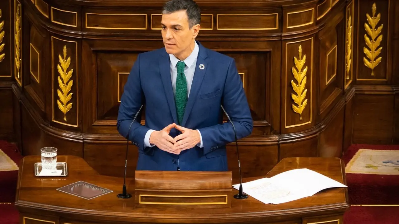 Archivo - Pedro S&aacute;nchez en el Congreso de Diputados.