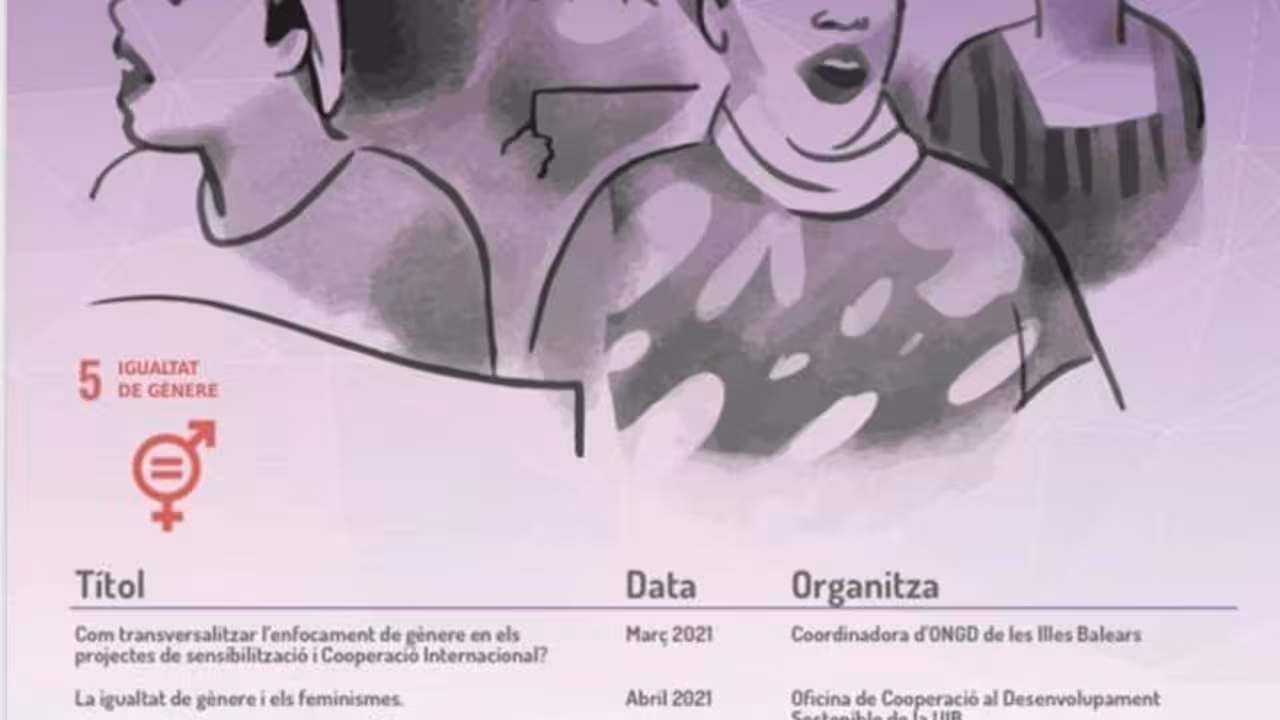 06/03/2021 Cartel de las jornadas de formación conjunta sobre feminismo.
POLITICA ESPAÑA EUROPA ISLAS BALEARES AUTONOMÍAS
CAIB