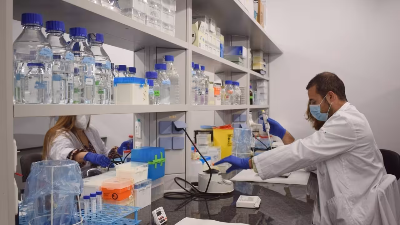 13/03/2021 Investigadores del IdISBa trabajando en el laboratorio..

El Instituto de Investigación Sanitaria Illes Balears (IdISBa) ha ampliado los espacios destinados a la investigación, al incrementar sus instalaciones en 216 metros cuadrados, una inversión a la que ha destinado 135.594,95 euros.

SOCIEDAD ESPAÑA EUROPA ISLAS BALEARES AUTONOMÍAS
CAIB