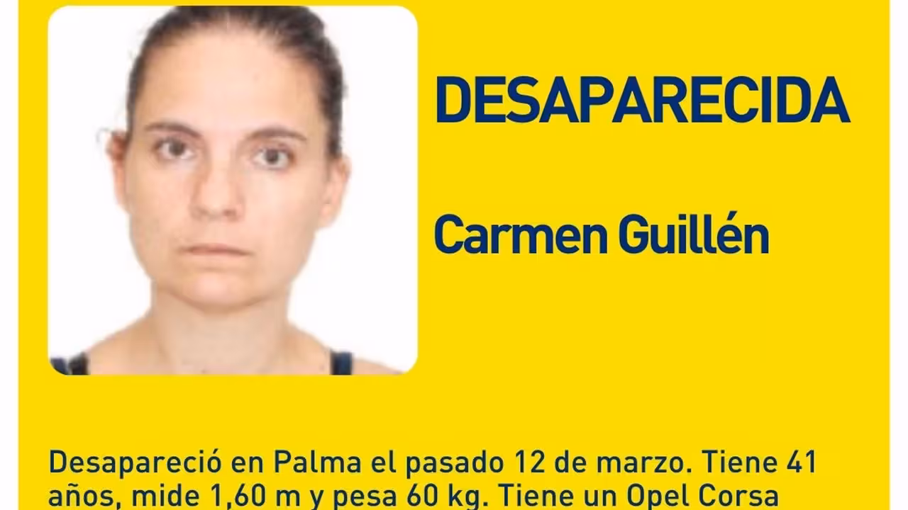 19/03/2021 Alerta de desaparición por una mujer en Palma..