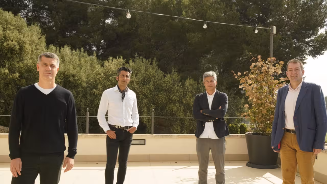 De izda. a dcha. Marc Rahola, Diego Calvo, Llorenç Fluxá y Antoni Pons.