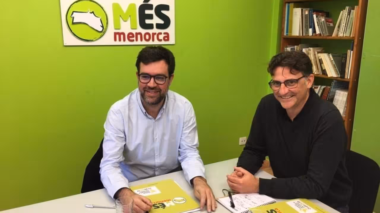 05-06-2021 El coordinador de MÉS per Mallorca, Antoni Noguera, y el coordinador de MÉS per Menorca, Damià Moll.
POLITICA ESPAÑA EUROPA ISLAS BALEARES AUTONOMÍAS
MÉS PER MALLORCA
