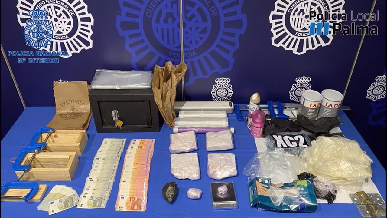 19-06-2021 Material incautado en la operación 'Invisible'.
SOCIEDAD ESPAÑA EUROPA ISLAS BALEARES AUTONOMÍAS
POLICÍA