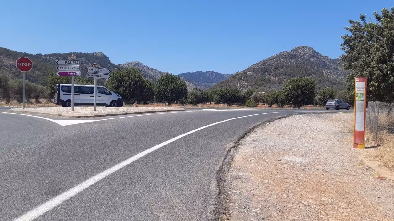 21-07-2021 Cruce de la carretera de Soller con los caminos de Raixa y Calbet.