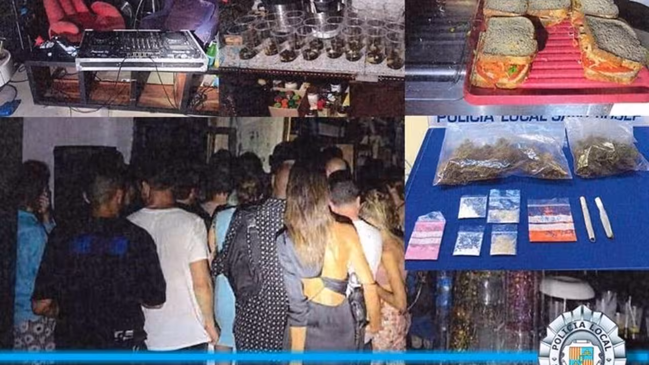 16-08-2021 Sucesos.- La Policía interviene en una fiesta ilegal en Sant Josep con 40 personas y DJ.
