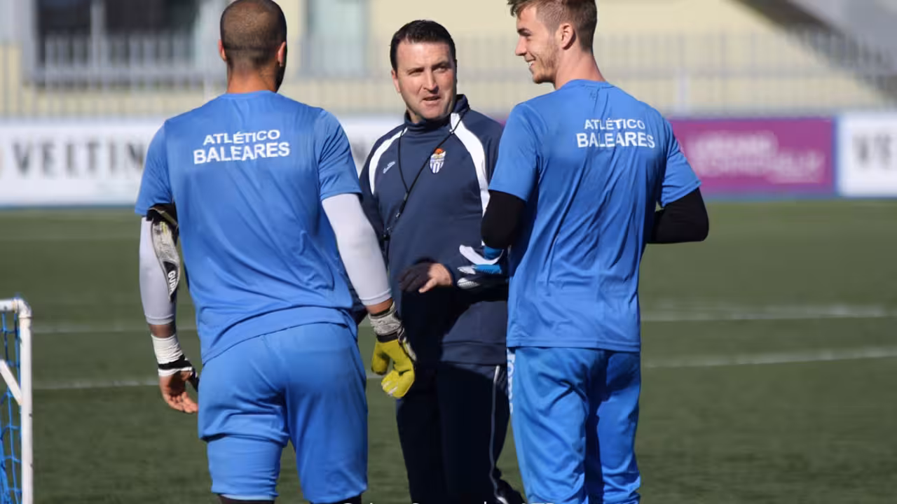 Josico en el entrenamiento en Son Malferit
