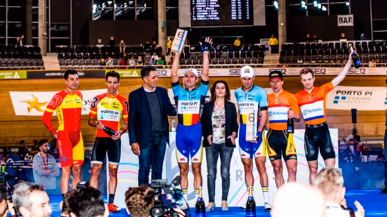 El Podio de la gran final Six Days