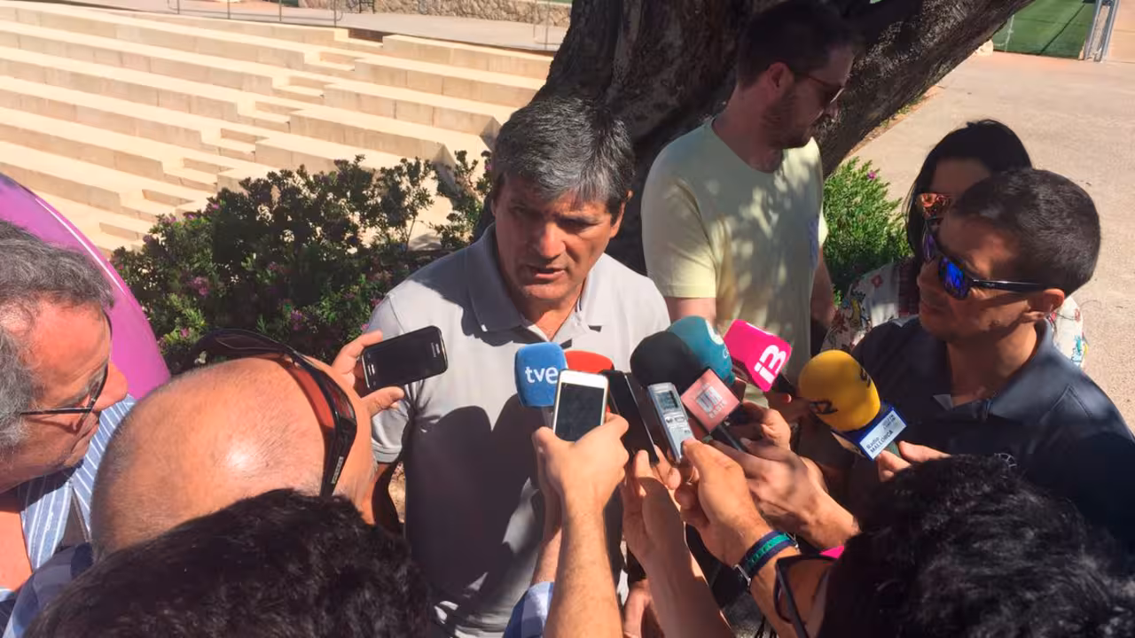 Toni Nadal en el Mallorca Open