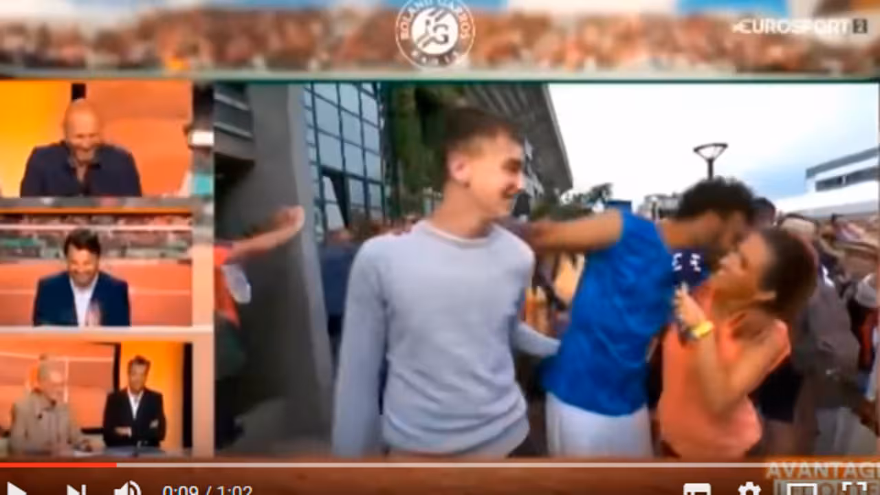 Tenista francés expulsado de Roland Garros