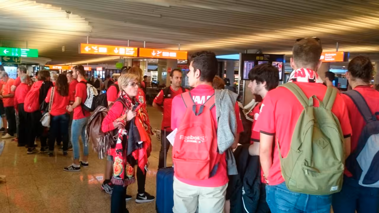La afición del Mallorca