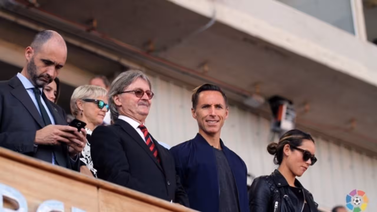Steve Nash en el palco