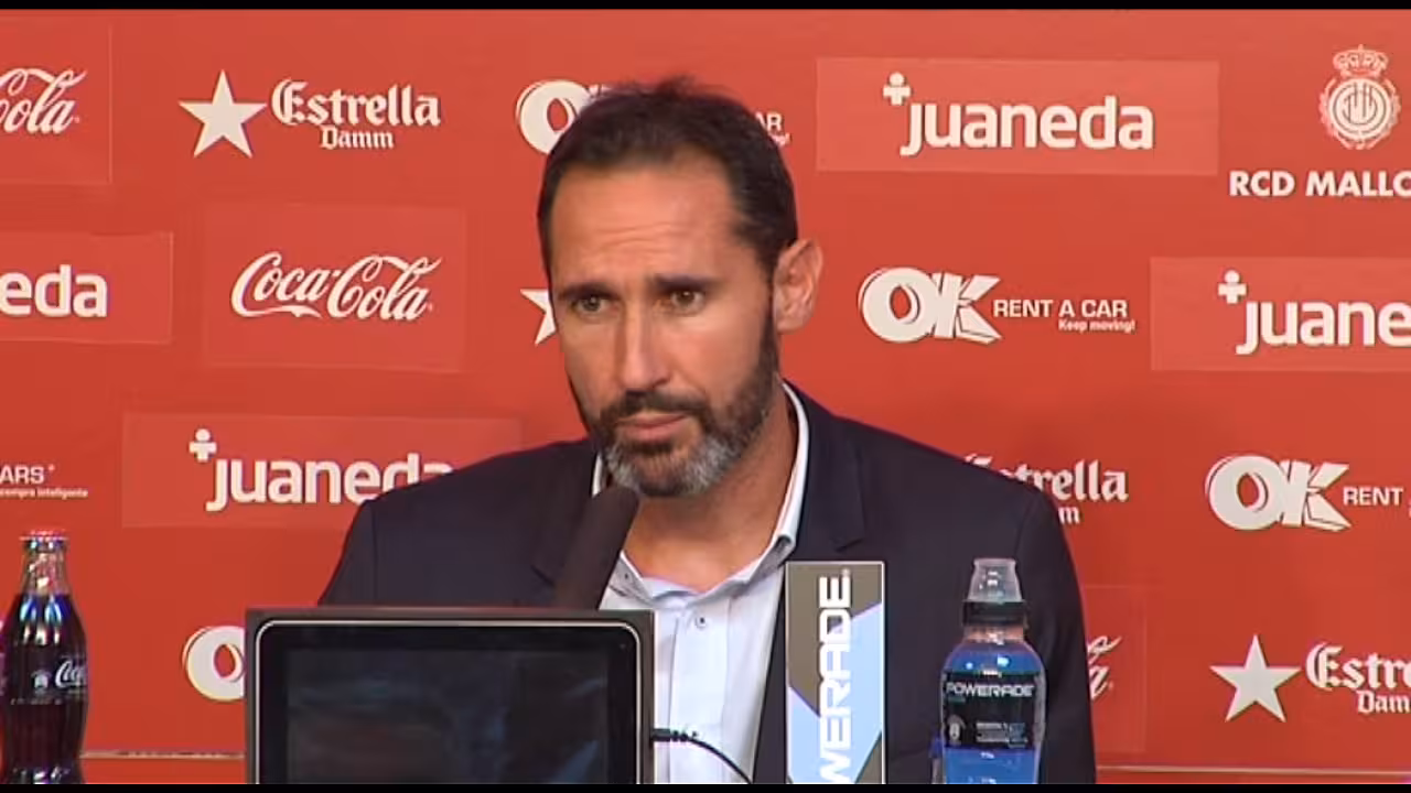Vicente Moreno en rueda de prensa