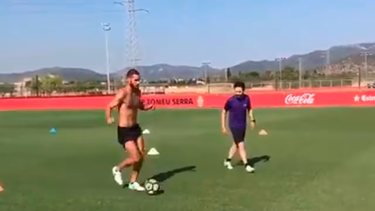 Mario Suárez en Son Bibiloni