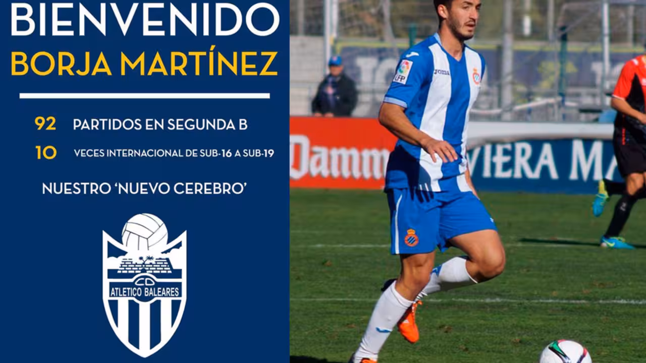 Borja Martínez llega al Atlético Baleares