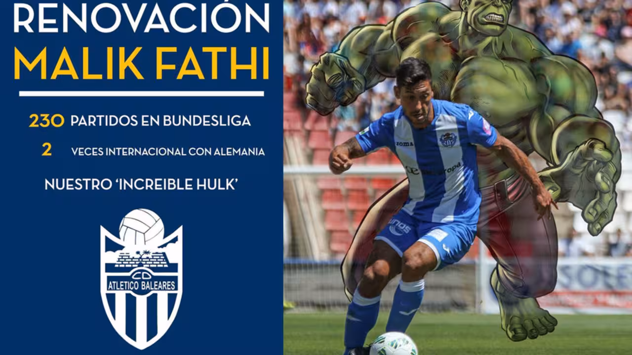 Malik Fathi renueva con el Atlético Baleares