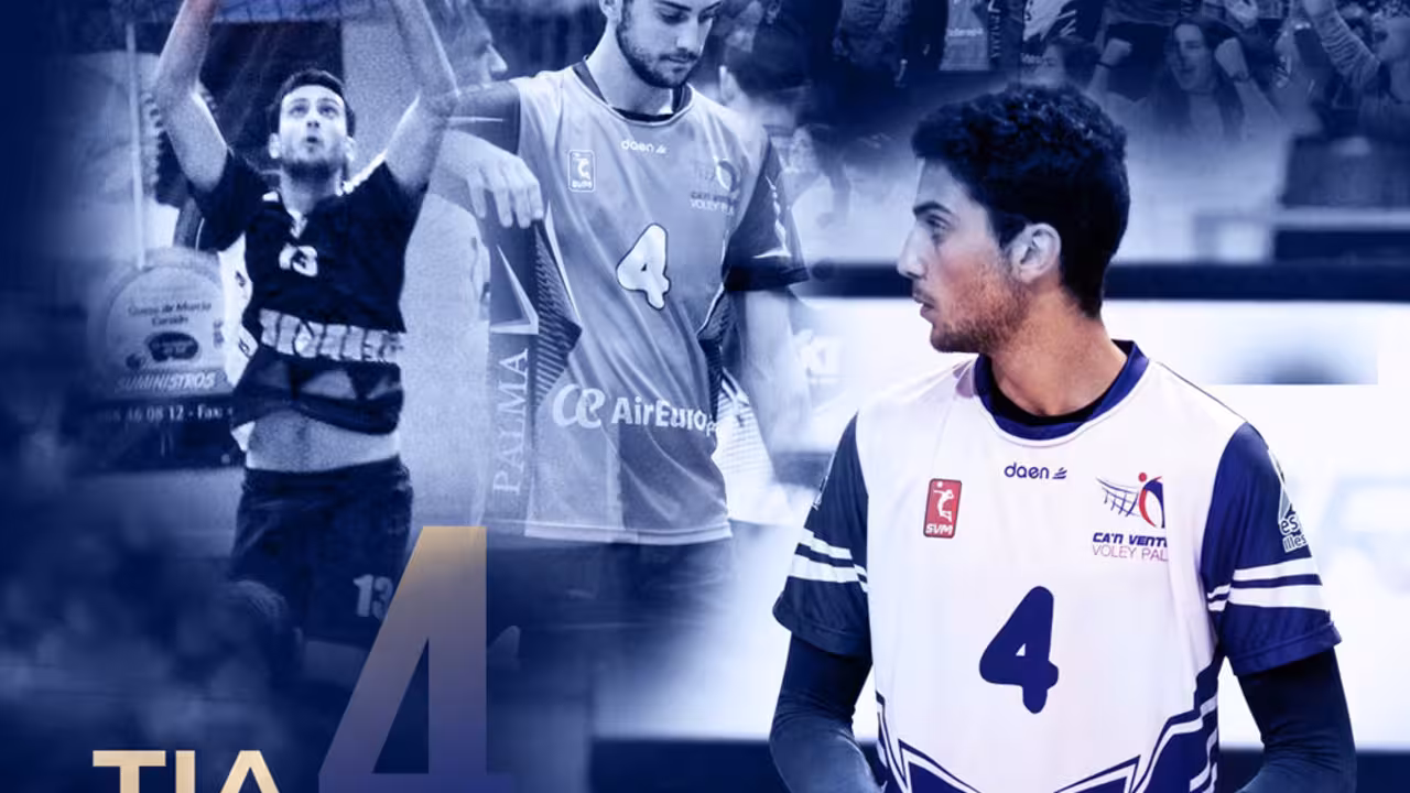 Tià Sánchez al Urbia Palma Voley