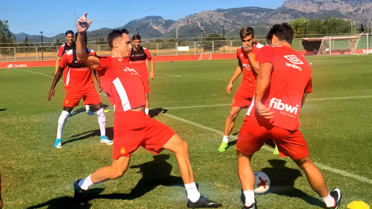 Nash y Holden entrenando en Son Bibiloni