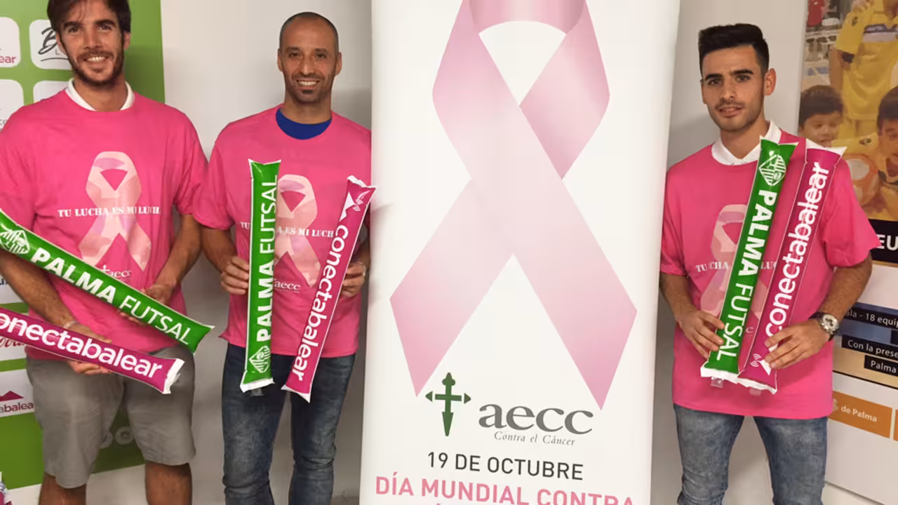 Los jugadores del Palma Futsal