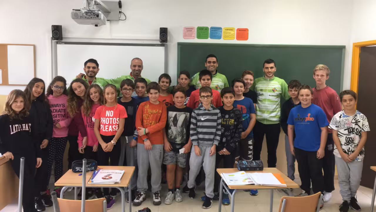 Palma Futsal en el colegio