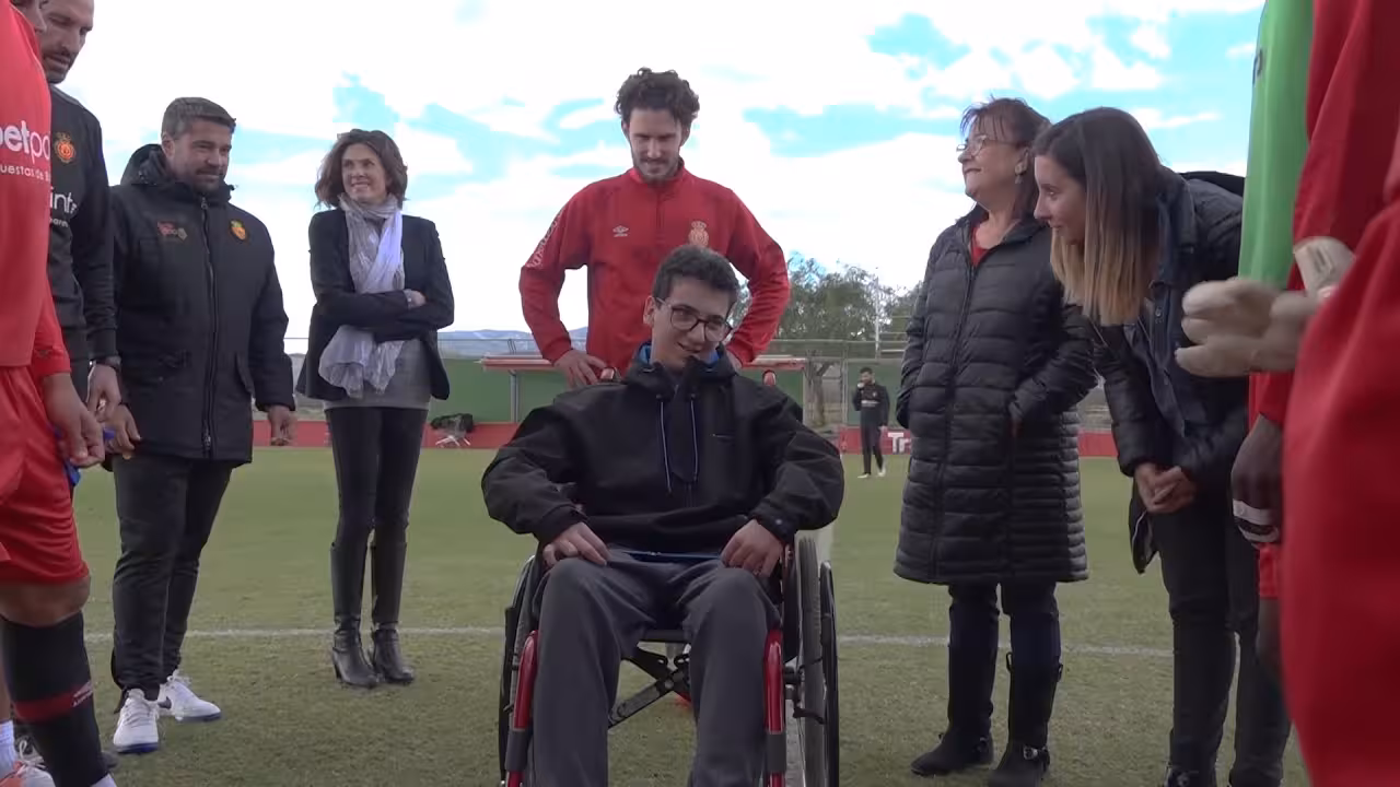 La primera plantilla con Javier