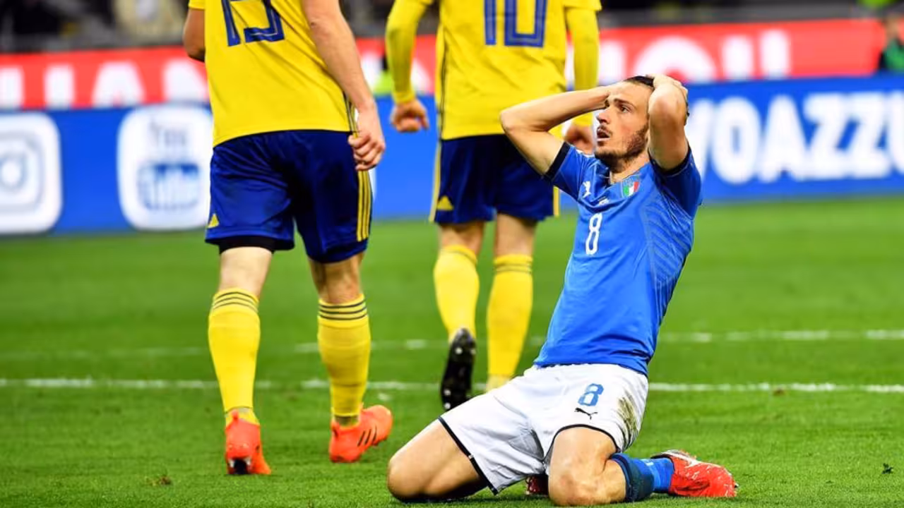 Italia fuera del Mundial