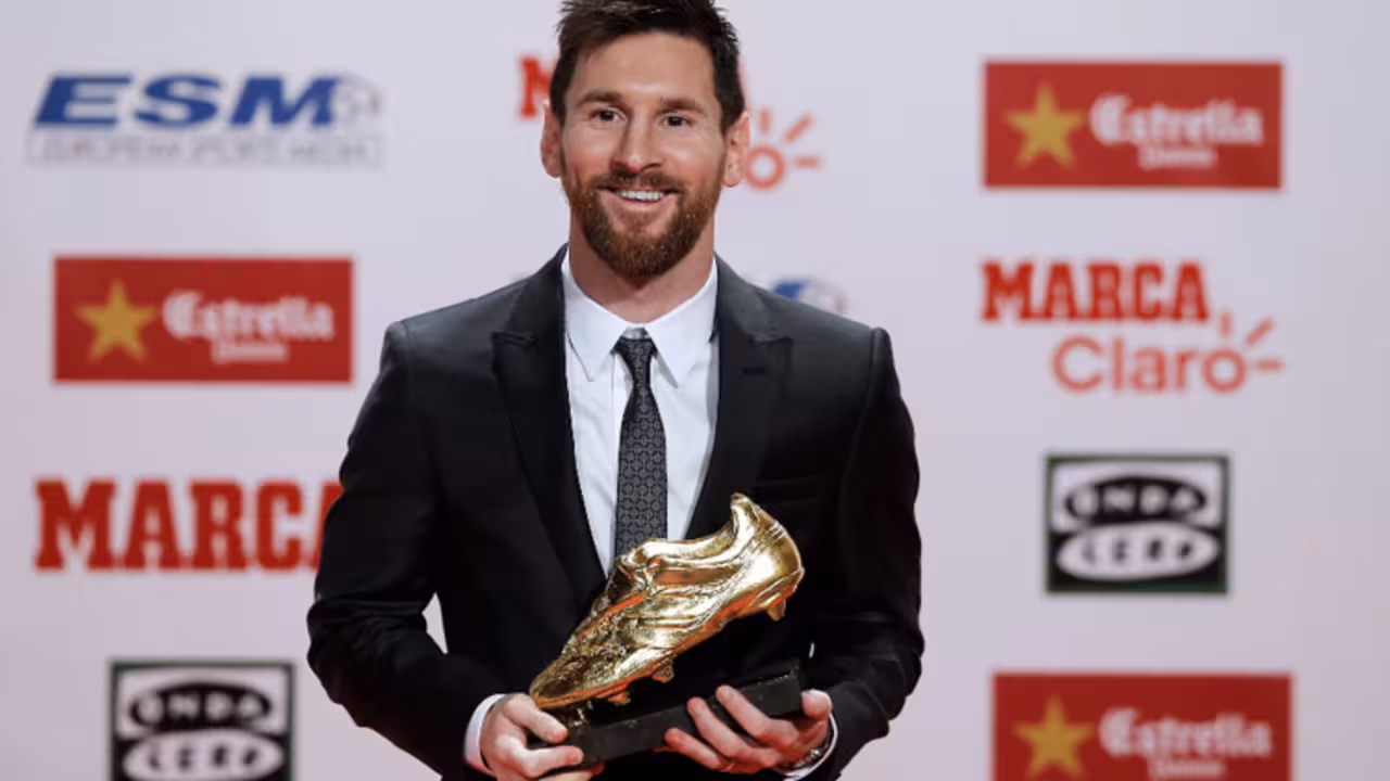 Messi con la Bota de Oro