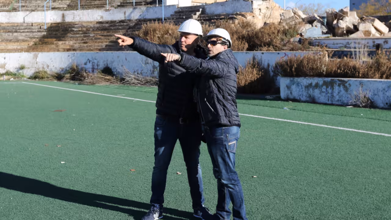 Volckmann y Crespí en el Estadi Balear